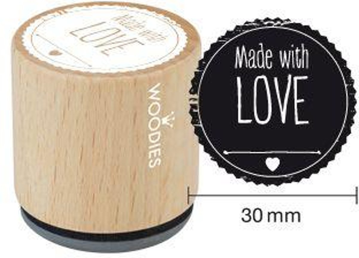 Hobbystempel | Houten stempel Woodies | Made with Love